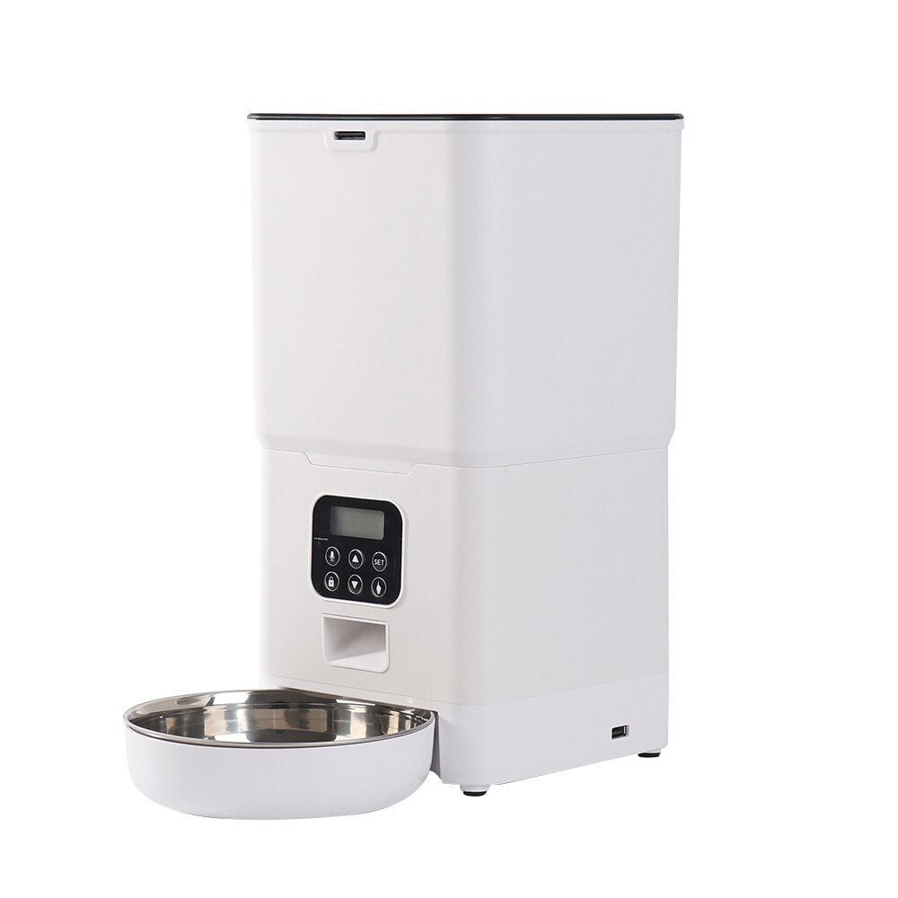 6L Large-CapacityPet Automatic Feeder Intelligent APP Control Timing Feeding With Camera Cat And Dog Food Cat Food Dispenser