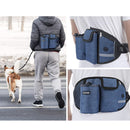 Hands-Free Sportpack with Detachable Bungee Dog Leash / Sports Leash for Pet Running Walking and Training - anconmall