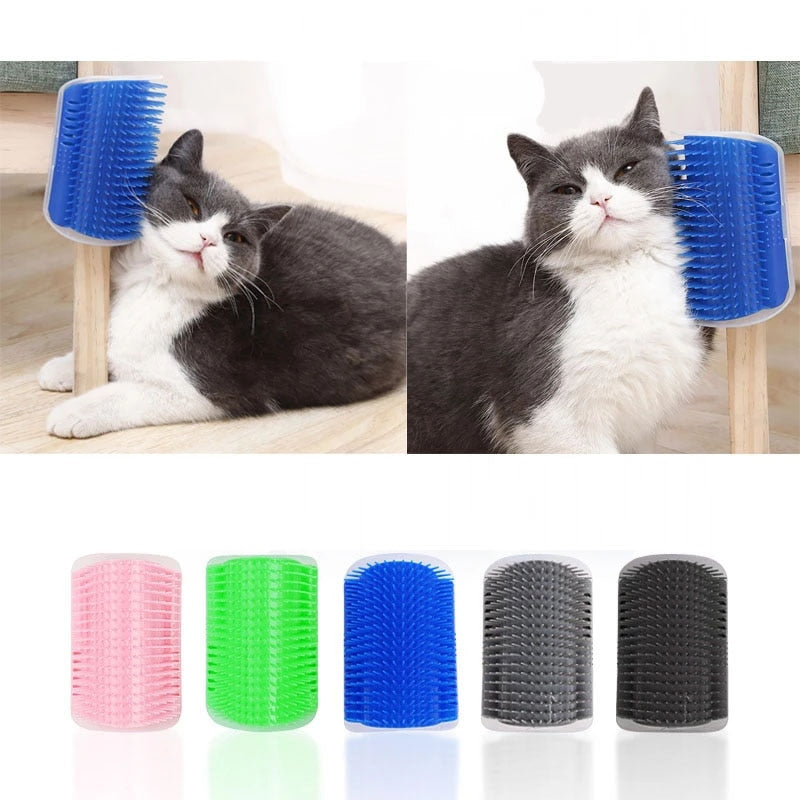 Cats Brush Corner Self Groomer Massageer Brush Hair Removal Comb Pet Supplies Grooming Hair Shedding Trimming Cat Massage Brush
