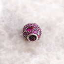 Beads Red Fire New Europe European DIY Jewelry 925 Sterling Silver Accessorie Gift For Women