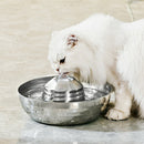 Stainless Steel Cat Water Fountain Automatic Super Quiet Pet Water Fountain Easy Clean Safe Pet Dogs Cats Bowl Water Dispenser