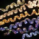 Ribbon Fairy Light Christmas Decoration Christmas Tree Ornaments  For Home 2022 Bows String Lights Navidad Natal New Year 2023 - anconmall