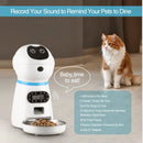 3.5L Robot Smart  Automatic Pet Feeder With Staiinless Steel Bowls Dry Food Dispenser Timing Feeding For Cats Dogs Pet Supplier