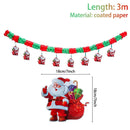 Christmas Santa Claus Banner Merry Christmas Decor For Home 2022 Xmas Drop Ornaments Holiday Party Navidad Kerst New Year 2023