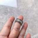 Black And White Ring,Europe Style Glam Fine Jewerly For Women Gift In 925 Sterling Silver