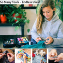 200/183/98 PCS Sewing Kits Professional Repair Sewing Box Set for Hand Quilting Needle Thread Stitching Embroidery Accessories