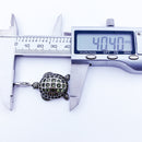 Pendant Green Turtle Large Brand New Fashion Jewelry Europe 925 Silver Sterling Accessories Gift For Woman Men