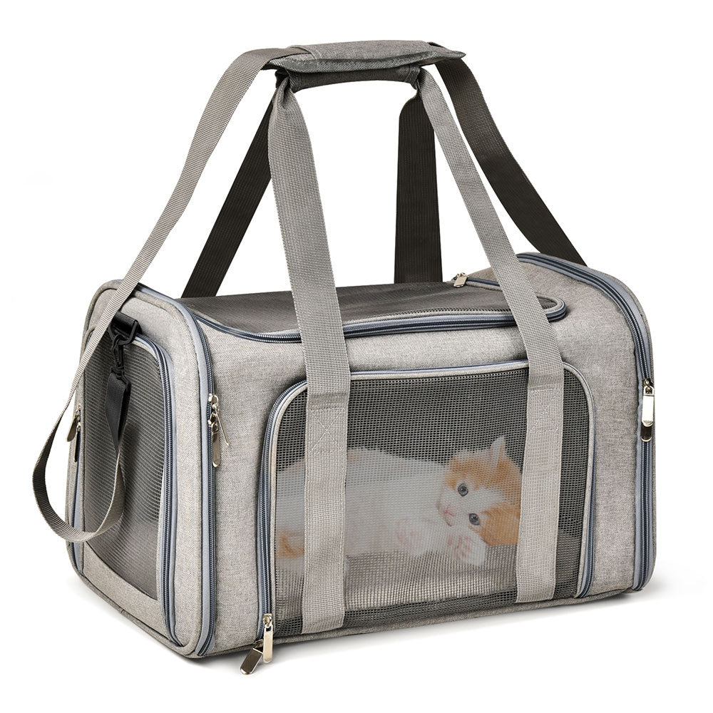 Dog Carrier Bag Soft Side Dog Backpack Cat Pet Carriers Dog Travel Bags Airline Approved Transport For Small Dogs Cats Outgoing