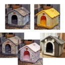 Dog house Cat Bed Warm Foldable House for Small Medium Dog Cat House Washable Tent Very Soft Small Dog Home Bag for Cats Beds - anconmall
