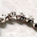 Skull Bracelet Europe Style DIY Jewelry Accessories Jewerly For Men And Women Gift In 925 Sterling Silver