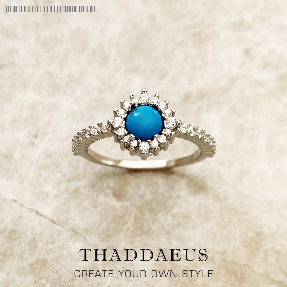 Ring Shimmering Stone Fine Jewerly For Women 2022 Winter Brand New Romantic Gift In 925 Sterling Silver