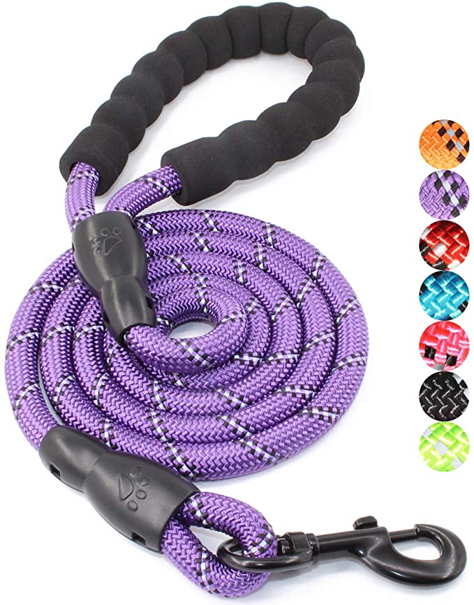Durable Large Dog Leash Training Running Rope Handle Medium Big Dog Collar Leashes Strong Lead Rope For Labrador Rottweiler Dog