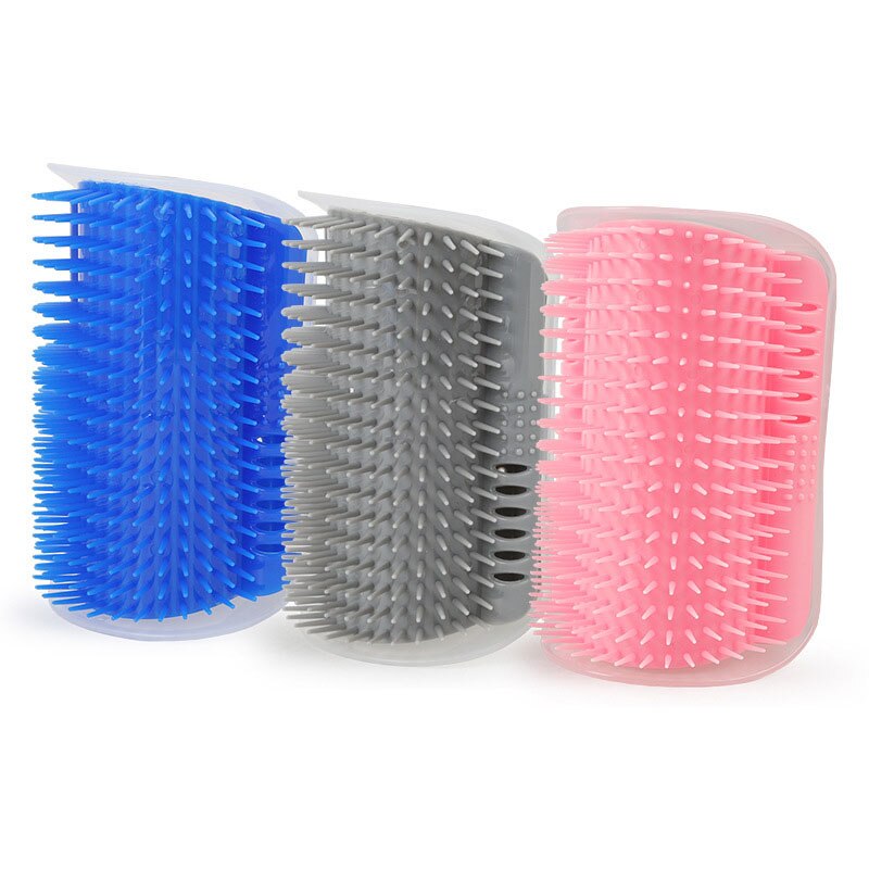 Cats Brush Corner Self Groomer Massageer Brush Hair Removal Comb Pet Supplies Grooming Hair Shedding Trimming Cat Massage Brush