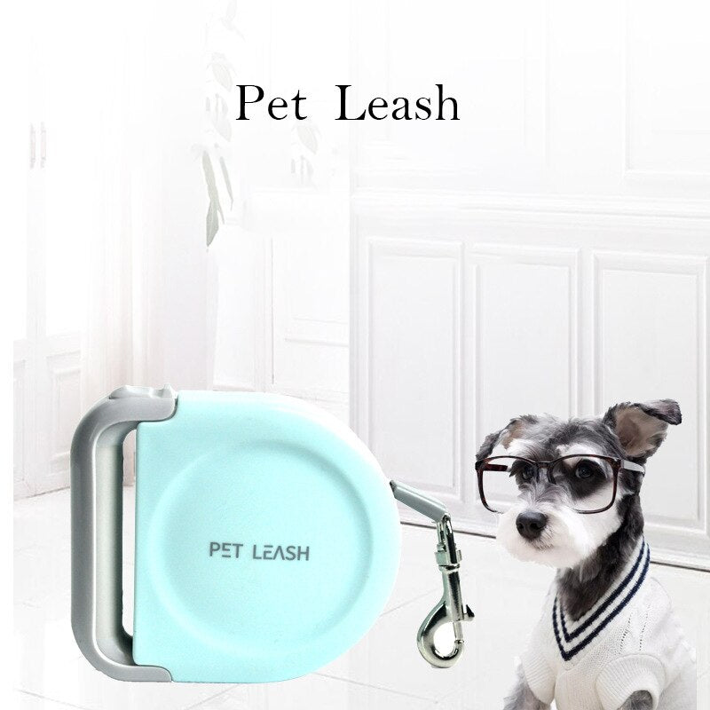 Cat Leash 5 Meters Automatic Retractable Nylon Leash Durable Macaron Colors Running Lead for Puppy Pet Cats Outdoor Walking Rope - anconmall