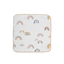 Baby Bib Towel Boys Girls 0-12M Breathable Soft Face Towel Drooling Bib with Hanging Hook Infant Feeding Burp Cloth