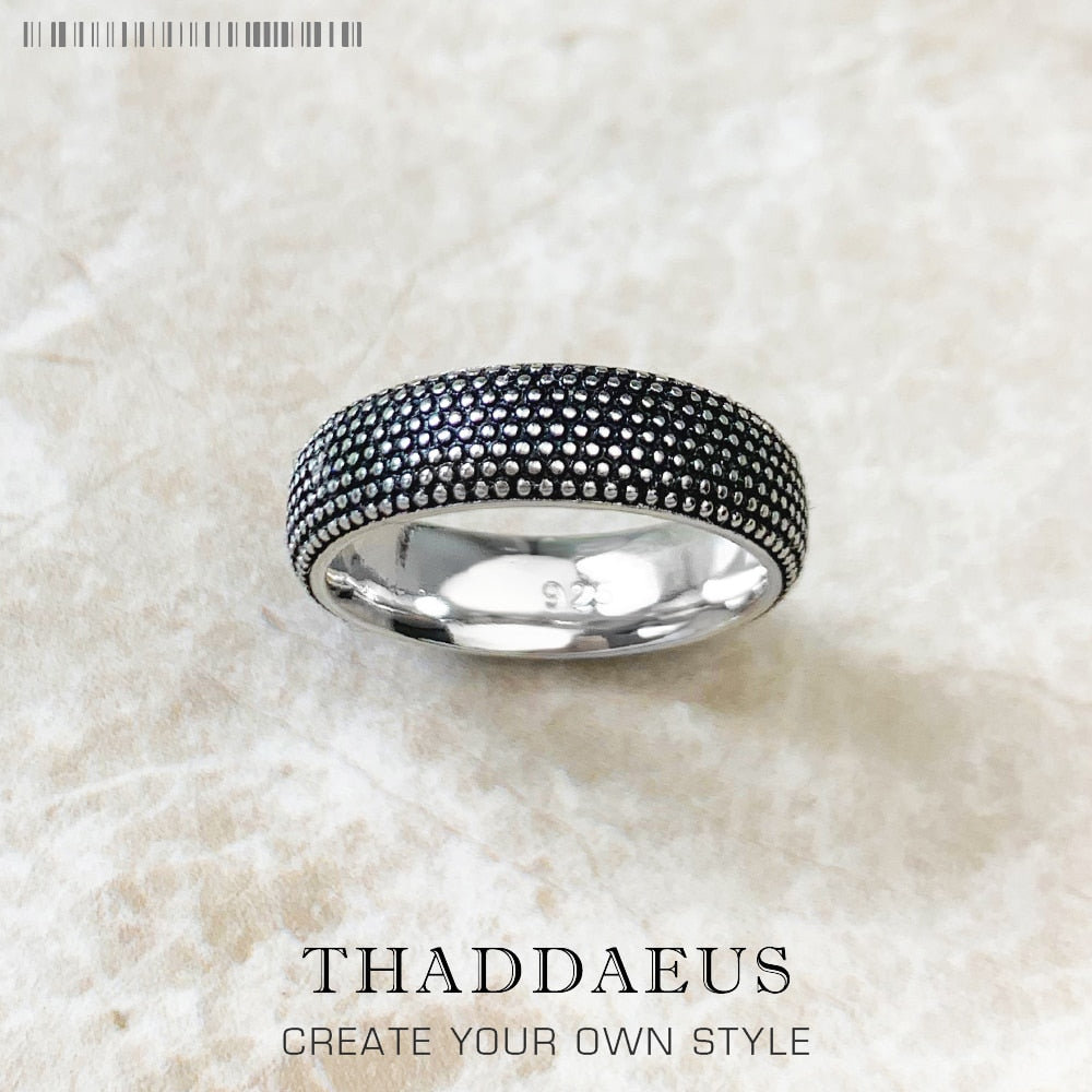 Band Ring Kathmandu,Ethnic Fine Jewerly For Women Men,2021 Autumn Relief-like Structure Gift In 925 Sterling Silver