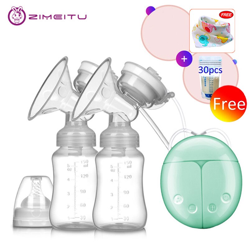 Electric breast pump unilateral and bilateral breast pump manual silicone breast pump baby breastfeeding accessories