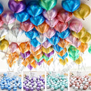 30pcs 5inch Chrome Metallic Latex Balloons Gold Silver Metal Balloon Birthday Party Inflate Globos Wedding Decor Supplies - anconmall