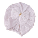 1Pc Newborn Baby Bowknot Hat Indian Bonnet Beanies Warm Hats Hair Accessory for Baby Girls Infants Toddlers Little Kid Props