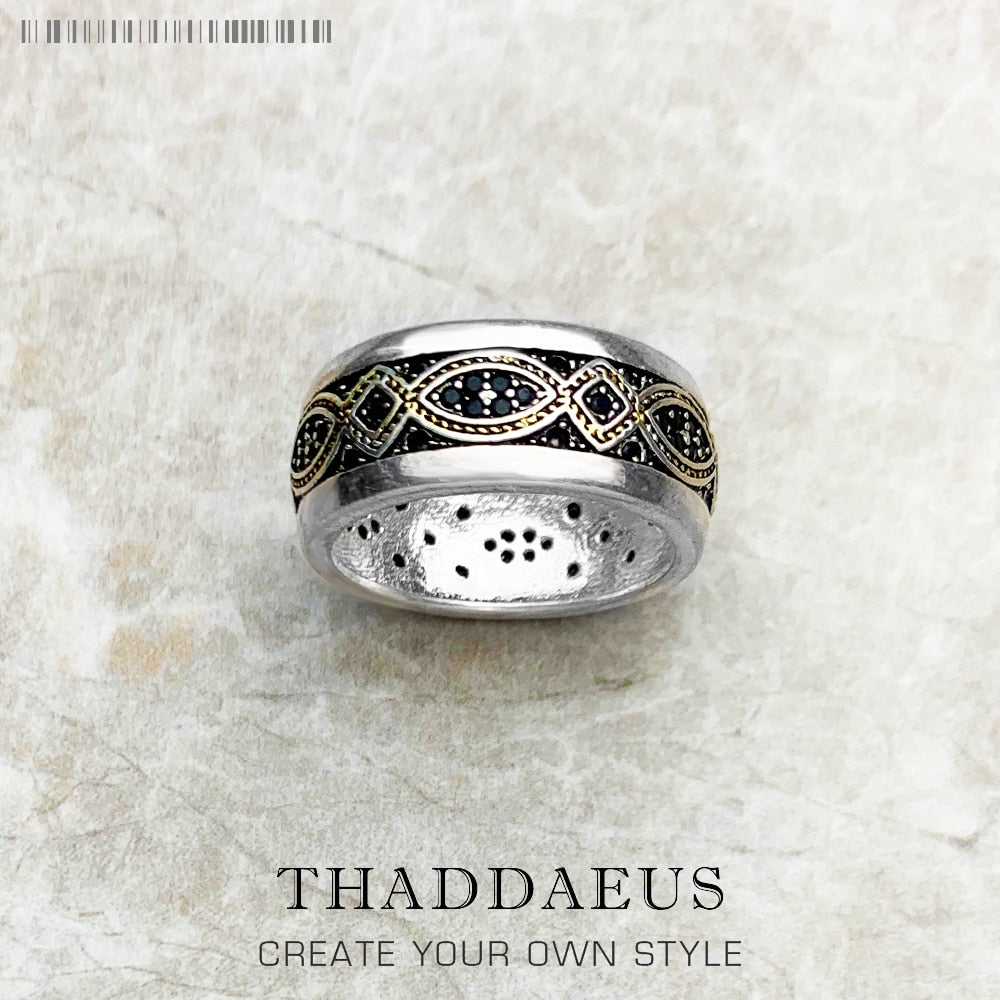 Gold Color Love Knot Wave Ring Europe Trendy Fine Jewelry For Women Men Gift In 925 Sterling Silver