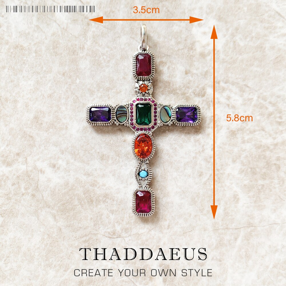 Pendant Majestic Cross & Crown Jewelry Europe 925 Sterling Silver Symbolism Promises Shield And Certaint Gift For Woman Men