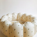 Infant Paddling Pool for Babies Bath Tubs Inflatable Round Swimming Pools Baby Kids Soft PVC Petal Household Outdoor Bath Shower