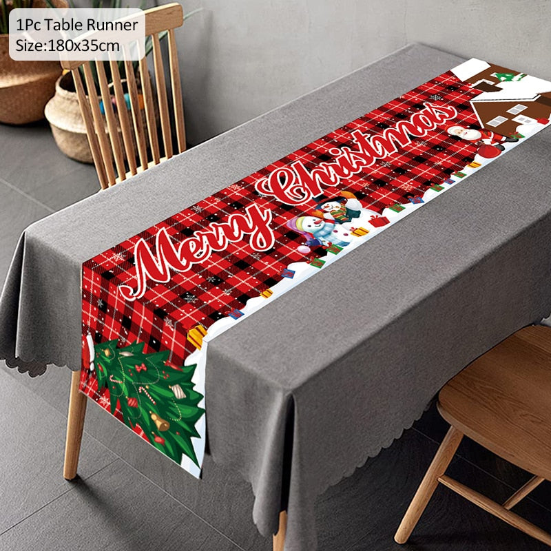 Merry Christmas Porch Door Banner Hanging Ornament Christmas Decoration For Home Xmas Navidad 2022 Happy New Year 2023