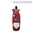 Christmas Bottle Cover Merry Christmas Decorations for Home 2022 Christmas Ornaments Navidad Noel Xmas Gift Happy New Year 2023