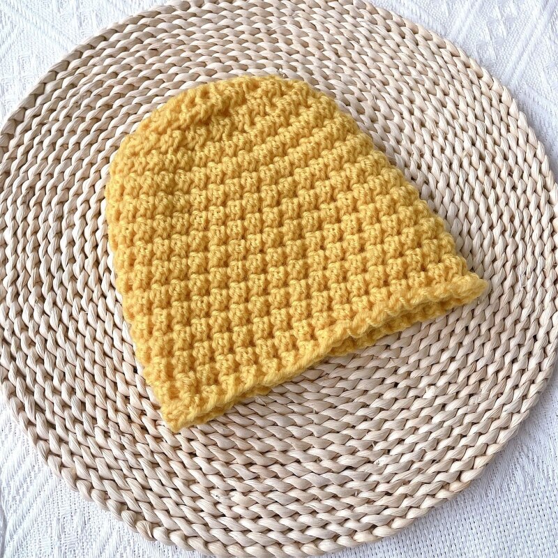 Baby Turban Hat Beanie Hat Winter Autumn Knitting for Girls 0-24M Breathable Headdress Highly Stretchy Universal Hat