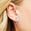 Earrings Royalty Star &amp; Moon,Europe Fine Jewelry For Women,2022 Winter Lucky Romantic Gift In Sterling Silver 925