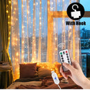 Christmas Curtain Garland Lights Merry Christmas Decorations For Home Christmas Ornaments Xmas Gifts Navidad 2022 New Year Decor