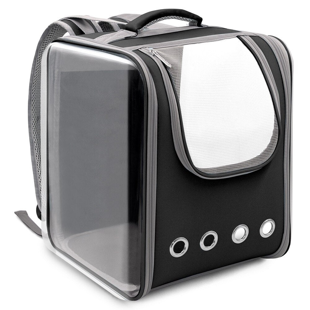 Cat Carrier Bags Breathable Pet Carriers Small Dog Cat Backpack Travel Space Capsule Cage Pet Transport Bag Carrying For Dogs - anconmall