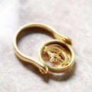 Ring Royalty Star &amp; Moon Gold,Europe Fine Jewerly For Elegance Women,2022 Spring Bohemia Gift In 925 Sterling Silver