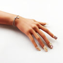 Karma Wheel Wire Chain Bracelet For Women Men 925 Sterling Silver Jewelry Party Gifts