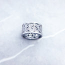 Arabesque Hearts Band Ring,Europe Style Glam Fashion Good Jewerly For Women New Gift In 925 Sterling Silver,Super Deals