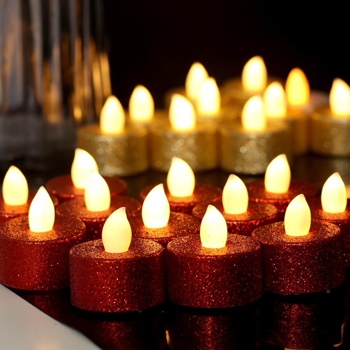 Christmas Led Candle Night Lights Merry Christmas Decorations For Home 2022 Xmas Ornaments Light Navidad Gift New Year 2023