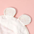hibobi 2Pcs Cotton Soft Baby Sleeping Cartoon Printed with Bear Ears Hat Design Swaddle Bags for Newborn Infant Wrap Blanket