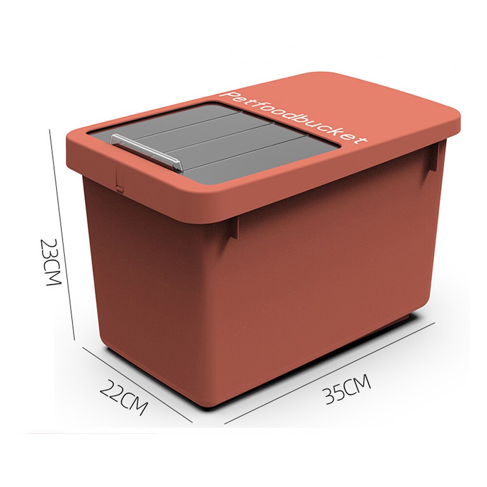 Pet Food Bucket Dog Cat Food Barrel Pet Food Sealed Bucket Household Cat Food Container PP Sealing Box Grain Storage Boxes - anconmall