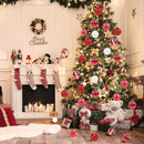 30Pcs 6cm Christmas Tree Balls Ornament Red White Hanging Pendant Christmas Decorations For Home 2022 Navidad New Year 2023 Gift