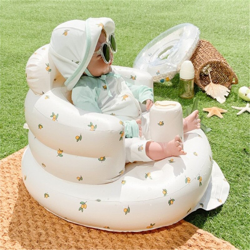 Infant Paddling Pool for Babies Bath Tubs Inflatable Round Swimming Pools Baby Kids Soft PVC Petal Household Outdoor Bath Shower
