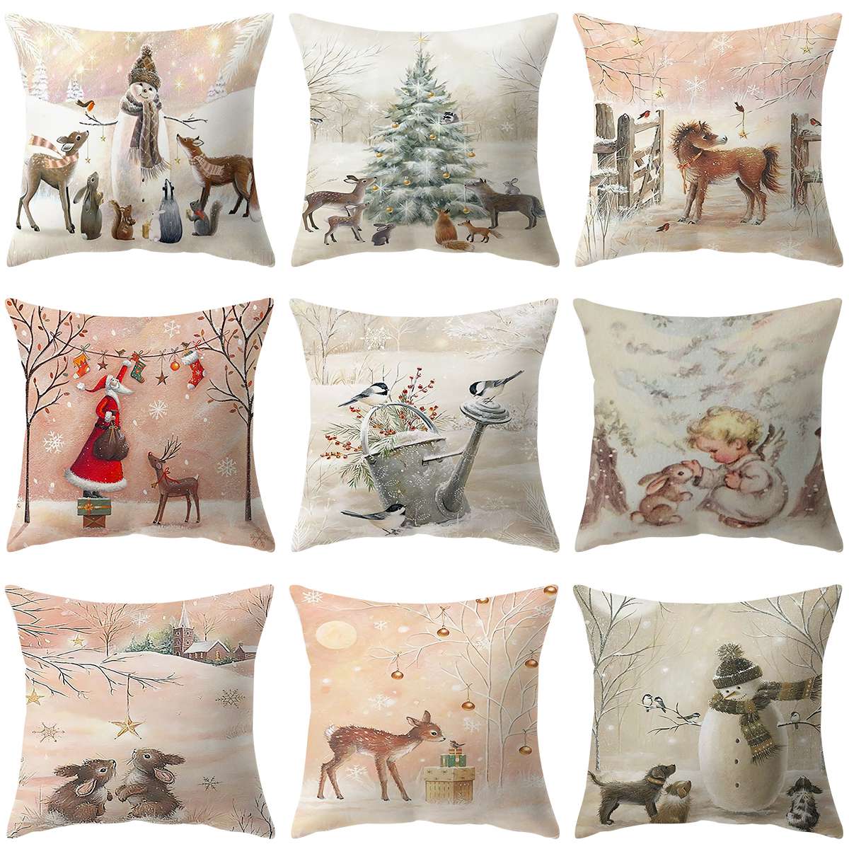 Christmas Snowman Pillowcase Merry Christmas Decor for Home  Christmas Ornaments 2022 Xmas Gift Navidad Natal Noel New Year 2023