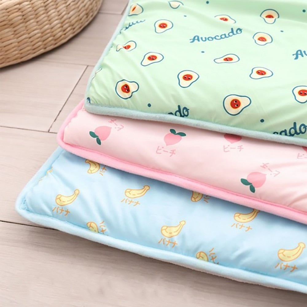 Dog Beds Cartoon Dog Cat Mat Square Plus Pillow Pet Supplies Deep Sleep for Small Large Dog Comfortable Sleep Bag Soft Non Slip - anconmall