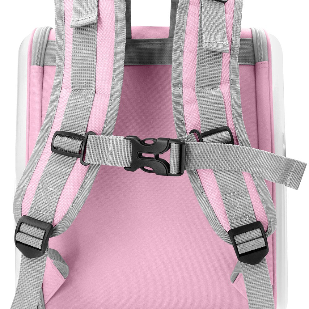 Cat Carrier Bags Breathable Pet Carriers Small Dog Cat Backpack Travel Space Capsule Cage Pet Transport Bag Carrying For Dogs - anconmall