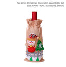 Christmas Bottle Cover Merry Christmas Decorations for Home 2022 Christmas Ornaments Navidad Noel Xmas Gift Happy New Year 2023