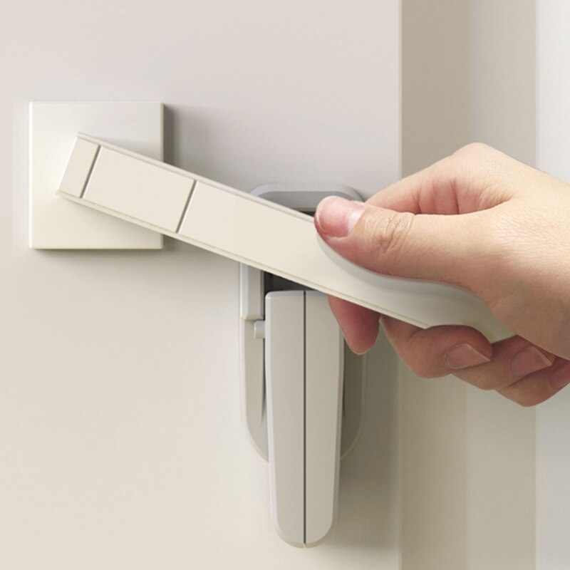 1 Pc Universal Door Lever Lock Baby Proofing Door Handle Lock Safety Anti-open Door Knob Protection Lock