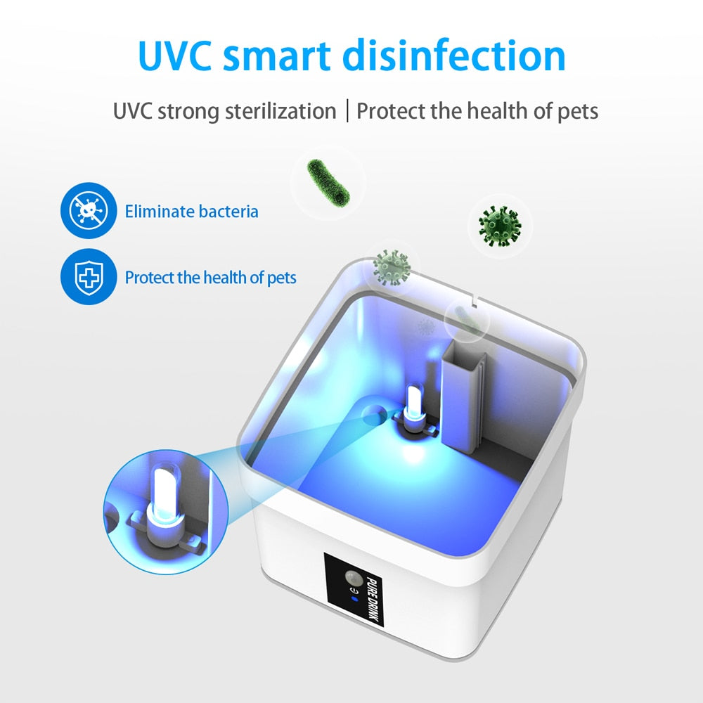 Automatic Pet Cat Drinking Fountain Filter Drinking Fountain Feeder Smart Pet Water Fountain Feeding Supplies For Cats And Dogs