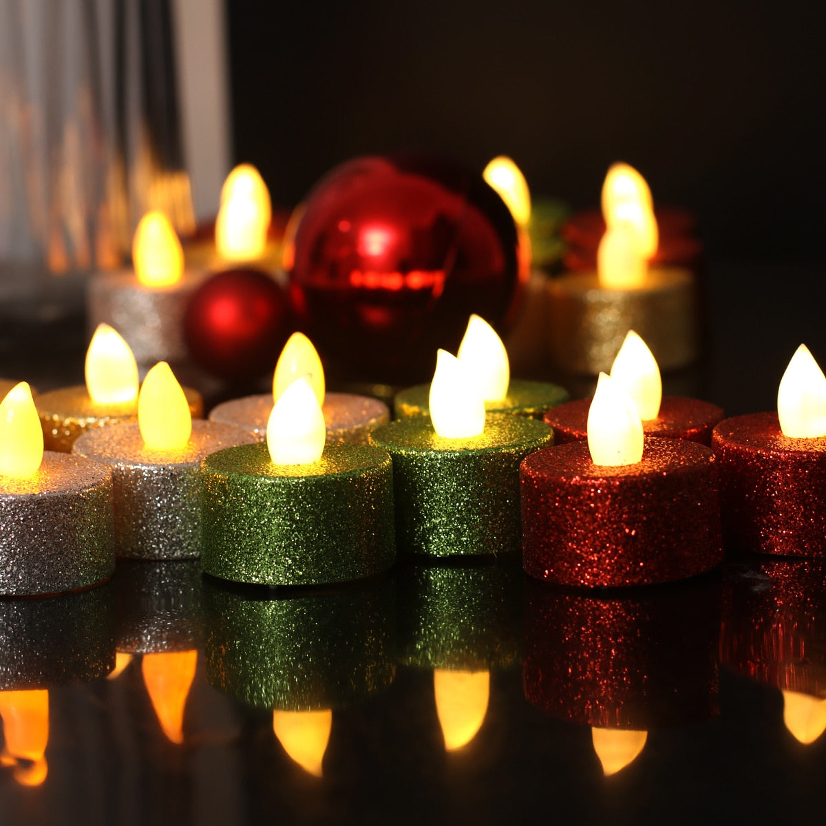 Christmas Led Candle Night Lights Merry Christmas Decorations For Home 2022 Xmas Ornaments Light Navidad Gift New Year 2023