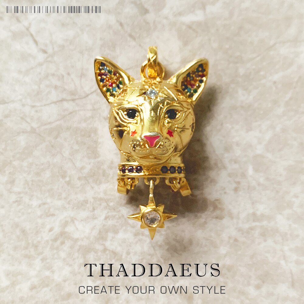 Magic Cosmic Cat Pendant Brand New Fine Jewelry Bijoux Accessories 925 Sterling Silver Gift For Woman