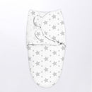hibobi Cotton Soft Baby Swaddle Clouds &amp; Stars Cute Printed Front Bukle Design Sleeping Bags for Newborn Infant Wrap Blanket