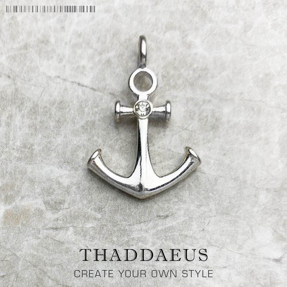 Pendant Anchor Classic Winter Brand Fashion Trendy Jewelry Europe 925 Sterling Silver Accessories Gift For  Woman &amp; Men